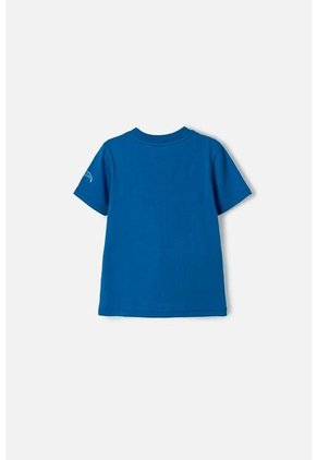 Camiseta De Hot Wheels Azul Con Estampado Reflectivo Para Niño 2T A 5T 3T