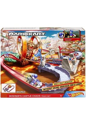 Hot Wheels Mario Kart Pista Castillo De Bowser