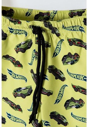 Conjunto De Baño De Hot Wheels Verde, Azul Y Gris Para Niño 2T A 5T