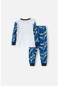 Pijama De Hotwheels Manga Larga Multicolor Para Niño 2T A 5T 2T de Hot Wheels