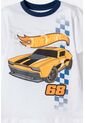 Pijama Hot Wheels Con Pantalón Largo Blanco Y Naranja Para Niño 2T A 6T 5T de Hot Wheels