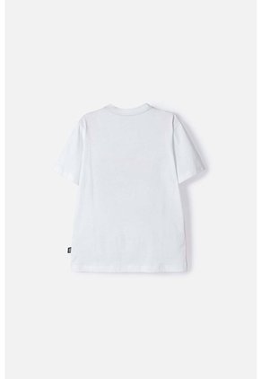 Camiseta De Hot Wheels Blanca Manga Corta Para Niño 10