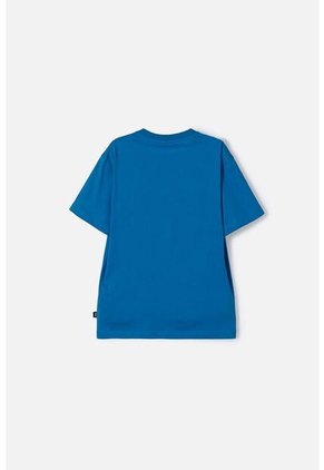 Camiseta De Hot Wheels Manga Corta Azul Para Niño 4