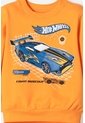 Buzo De Hot Wheels Cerrado Naranja Para Niño 2T A 6T 3T de Hot Wheels