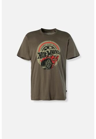 Camiseta De Hot Wheels Regular Fit Para Hombre M Hot Wheels