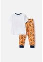 Pijama Hot Wheels Con Pantalón Largo Blanco Y Naranja Para Niño 2T A 6T 3T de Hot Wheels