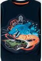 Buzo De Hot Wheels Azul Oscuro Cerrado Para Niño 2T A 5T 5T de Hot Wheels