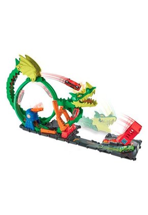 Hot Wheels City Pista Épica De Dragón