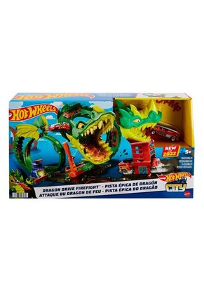 Hot Wheels City Pista Épica De Dragón
