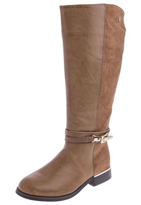 Bota Alta Taupe Hoyvoy