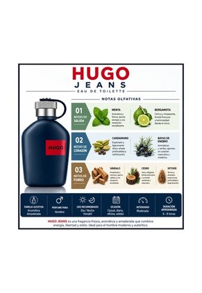 Perfume Hugo Jeans EDT Hombre 125 Ml