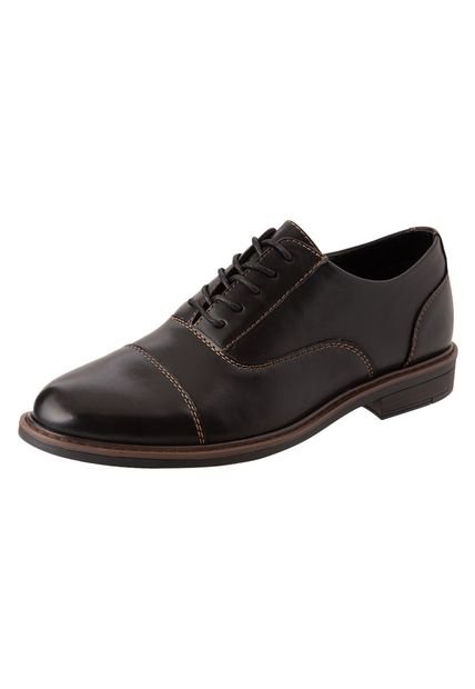 Zapatos Oxford Aaron Captoe Para Hombre Negro Hunters Bay 193179