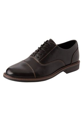 Zapatos Oxford Aaron Captoe Para Hombre Negro Hunters Bay 193179
