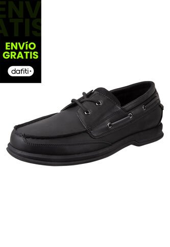 Zapatos Schooner Para Hombres Negro Hunters Bay 193163 Payless Hunters Bay