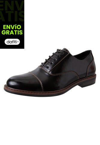 Zapatos De Vestir Tipo Oxford Para Hombre Negro Hunters Bay 196750 Payless Hunters Bay