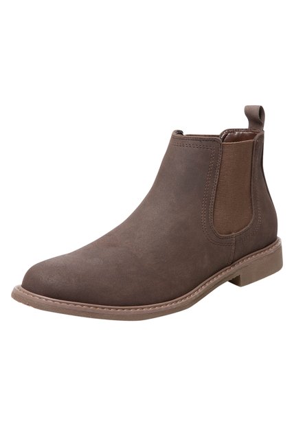 Botines Roger Chelsea Para Hombre Café Medio Hunters Bay 198419 Payless