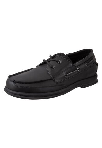 Zapatos Schooner Para Hombres Negro Hunters Bay 193163 Payless Hunters Bay