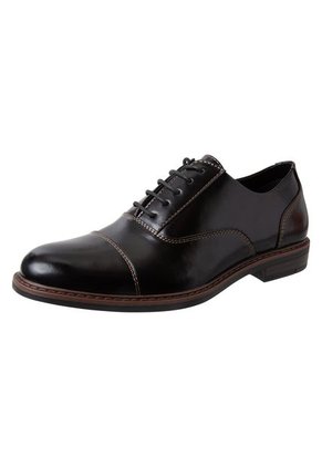 Zapatos De Vestir Tipo Oxford Para Hombre Negro Hunters Bay 196750 Payless