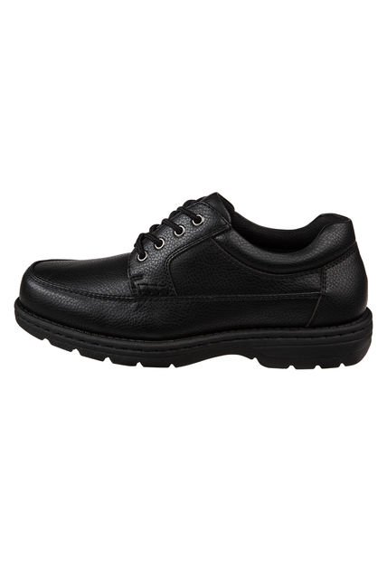 Zapatos Casuales Stitch Tipo Oxford Para Hombre Negro Hunters Bay 199474