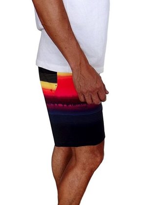 Pantaloneta Hurley Phantom Gaviota-Negro