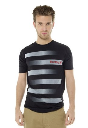 Camiseta Hurley Clasped Negro
