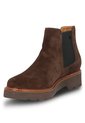 Botín Cuero Bonnie Café Para Mujer Hush Puppies Hush Puppies de Hush Puppies