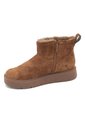 Botín Cuero Innsbruck Tan Para Mujer Hush Puppies Hush Puppies de Hush Puppies