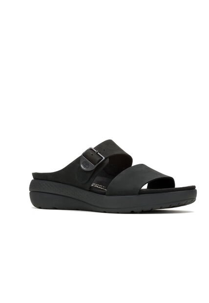 Sandalia Para Mujer Breathe Slide Negra Hush Puppies Hush Puppies