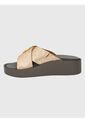 Sandalia Para Mujer Gise Dorada Hush Puppies Hush Puppies de Hush Puppies
