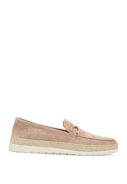 Mocasín Cuero Hemies Taupe Para Mujer Hush Puppies Hush Puppies