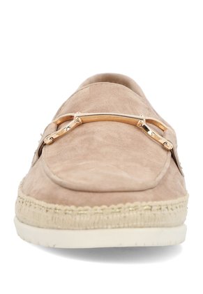 Mocasín Cuero Hemies Taupe Para Mujer Hush Puppies Hush Puppies