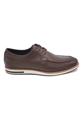 Zapato Casual Cuero Genova DK Brown Para Hombre Hush Puppies Hush Puppies
