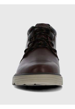 Botin En Cuero Para Hombre William Burgundy Hush Puppies Hush Puppies