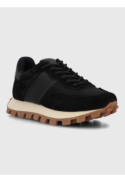 Tenis Janeth Negra Para Mujer Hush Puppies Hush Puppies