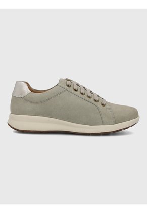 Tenis Cuero Mujer Spinal Laceup Gris Hush Puppies Hush Puppies