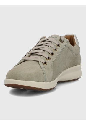 Tenis Cuero Mujer Spinal Laceup Gris Hush Puppies Hush Puppies