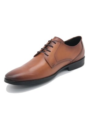 Zapato Vestir Cuero Mesina Caramelo Para Hombre Hush Puppies Hush Puppies