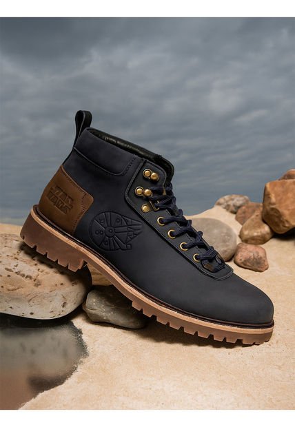 Botin Hombre HUSH PUPPIES HAN SOLO-M Azul Hush Puppies