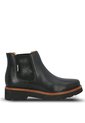 Botín Cuero Bonnie Negro Para Mujer Hush Puppies Hush Puppies de Hush Puppies