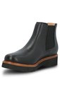 Botín Cuero Bonnie Negro Para Mujer Hush Puppies Hush Puppies de Hush Puppies