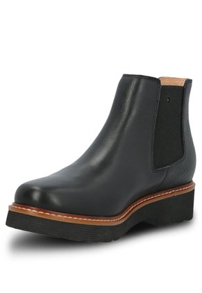 Botín Cuero Bonnie Negro Para Mujer Hush Puppies Hush Puppies