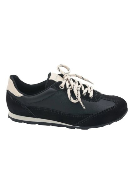 Tenis Cuero Atlanta Negra Para Mujer Hush Puppies Hush Puppies