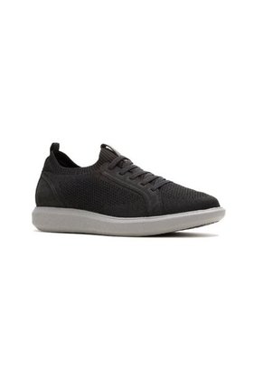 Tenis HOMBRE HUSH PUPPIES NILES KNIT LACE-UP Negro Hush Puppies