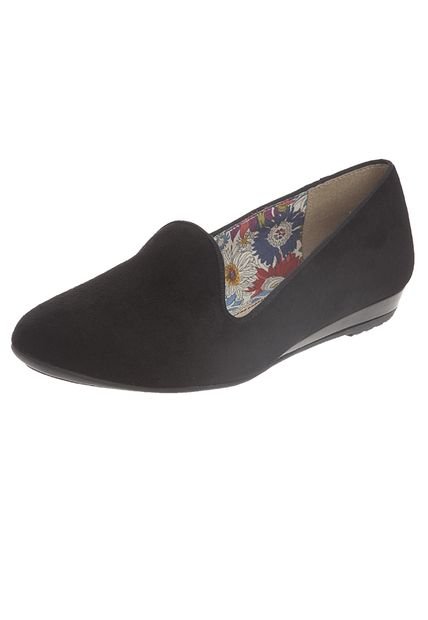 Baletas Slippers Hush Puppies Swan Loeafer Negras