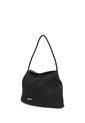 Cartera Brigg Hobo Ecocuero Negra Para Mujer Hush Puppies Hush Puppies de Hush Puppies