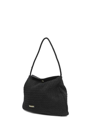 Cartera Brigg Hobo Ecocuero Negra Para Mujer Hush Puppies Hush Puppies