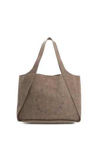 Cartera Hush Tote Ecocuero Café Para Mujer Hush Puppies Hush Puppies Hush Puppies