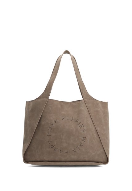 Cartera Hush Tote Ecocuero Café Para Mujer Hush Puppies Hush Puppies