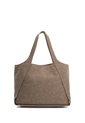 Cartera Hush Tote Ecocuero Café Para Mujer Hush Puppies Hush Puppies de Hush Puppies