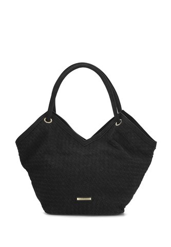 Cartera Bromley Bag Ecocuero Negra Para Mujer Hush Puppies Hush Puppies Hush Puppies
